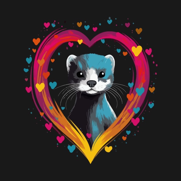 Weasel Valentine Day by JH Mart