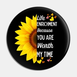 Life Enrichment Activity Professionals Week Pin