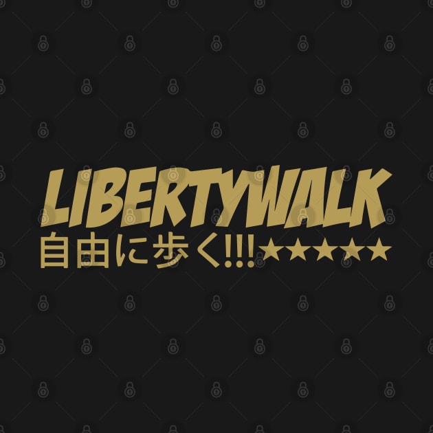 Liberty Walk Logo with Japanese Characters by toosweetinc