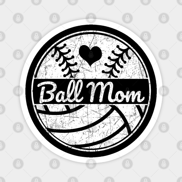 Ball Mom Half Baseball Half Softball Baseball MOM Softball MOM