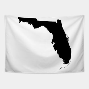 Florida map in black Tapestry