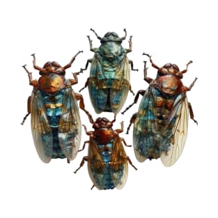 Rare Bronze Cicada Taxidermy T-Shirt