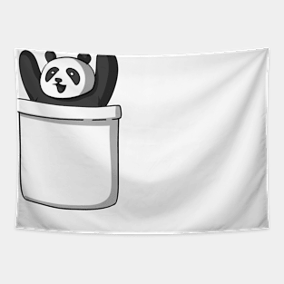 Panda Bear Pocket Tapestry