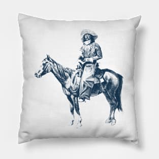 Rider on Horseback Pillow