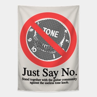 Just Say No To Guitar Tone Knobs Tapestry