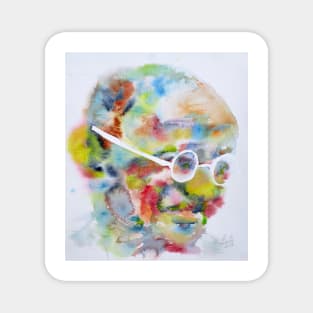 MAHATMA GANDHI watercolor portrait .1 Magnet