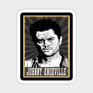 80s Style Johnny Knoxville Magnet