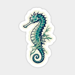 Seahorse art Magnet