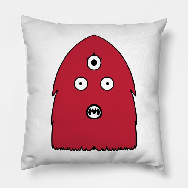 The Big Guy Pillow by WonderWeirdDesigns