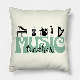 Music teacher sweatshirt Pillow