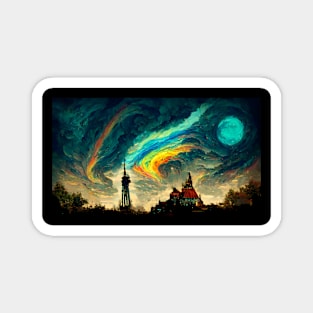 The Sky of Vincent Van Gogh (Day33) Magnet