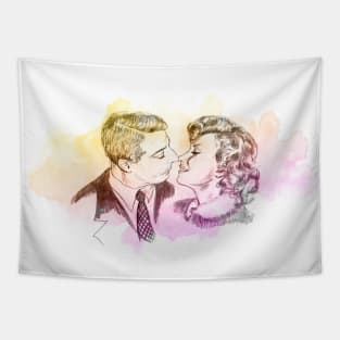 Marilyn & Joe DiMaggio Tapestry