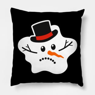 Melted snowman Pillow
