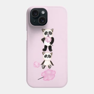 Cotton Candy Panda Phone Case