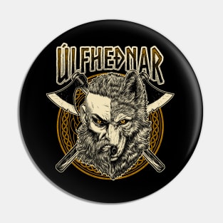 Norse Viking Wolf Ulfhednar Pagan Warrior Ulfhedinn Pin