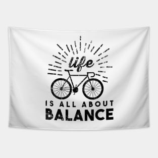 Life Is All About Balance Tapestry