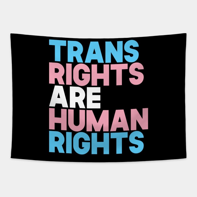 Trans Rights Are Human Rights Tapestry by SusurrationStudio