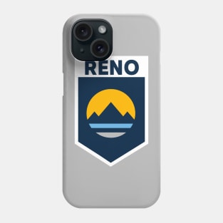 Reno, Nevada City Flag Emblem Phone Case