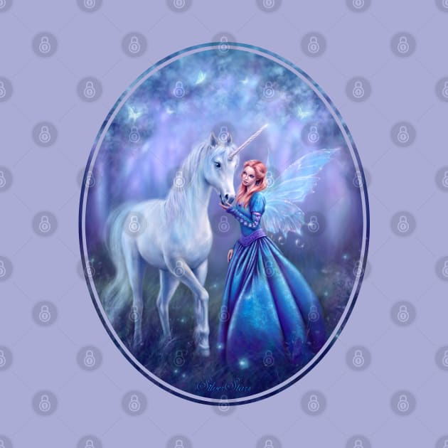 Rhiannon - Unicorn & Fairy by silverstars