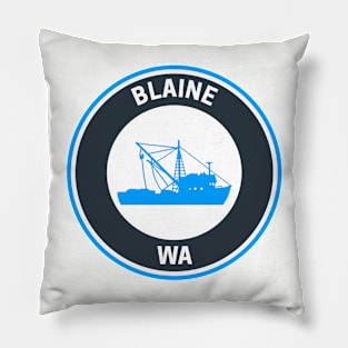 Vintage Blaine Washington Pillow