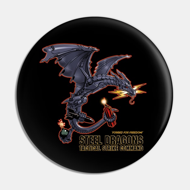 Steel Dragons Pin by Zeleznik