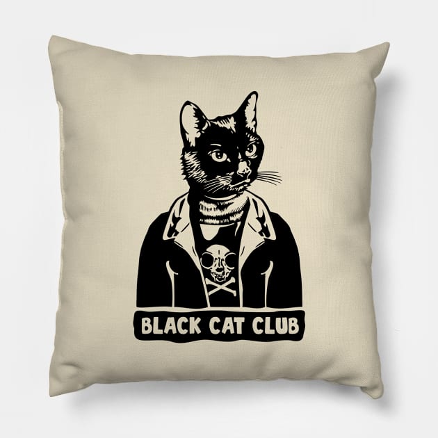 Cat and rock Pillow by My Happy-Design