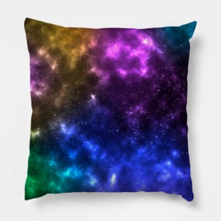 Digital colorful Galaxy ART Pillow