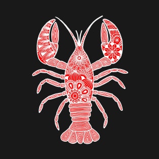 Lobster (red and white vertical) T-Shirt