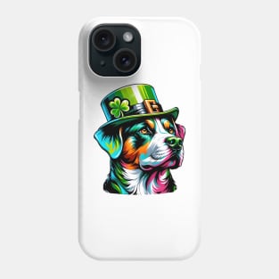 Segugio Italiano Enjoys Saint Patrick's Day Fun Phone Case