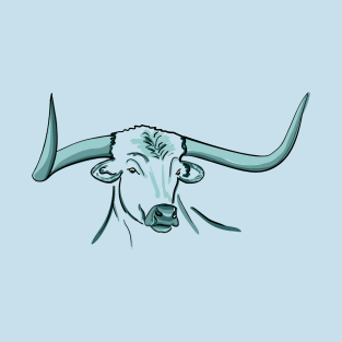 Bull with a long horns T-Shirt