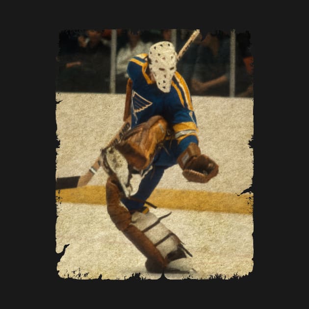 Mike Liut, 1980 in St. Louis Blues (347 GP) by Momogi Project