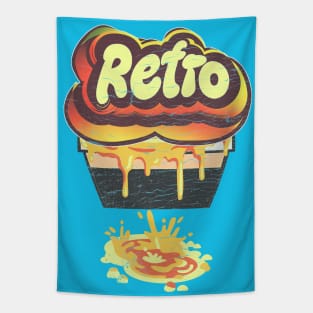 Retro Honey Cone Tapestry