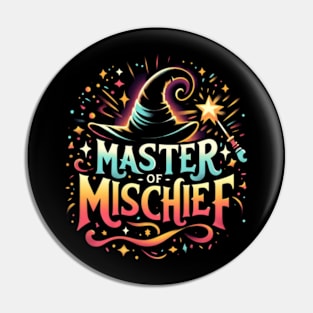 Master of Mischief - Wizard Hat - Fantasy Pin