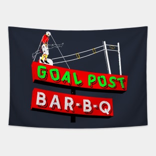 GOAL POST BAR-B-Q ANNISTON Tapestry