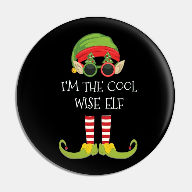 I'm The Cool wise Elf - wise Elf Gift idea For Birthday Christmas Pin by giftideas