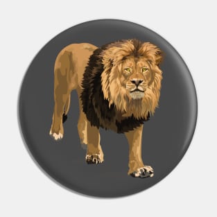 The Heart Of A Lion Pin