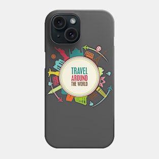 World Travel Monuments Phone Case