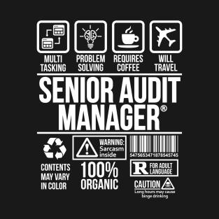Senior audit manager T-shirt | Job Profession | #DW T-Shirt