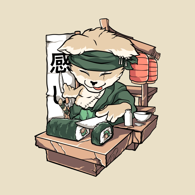 Zoro cat ramen by Rexgraphic