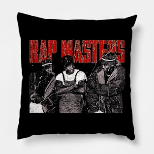 rap masters vintage Pillow