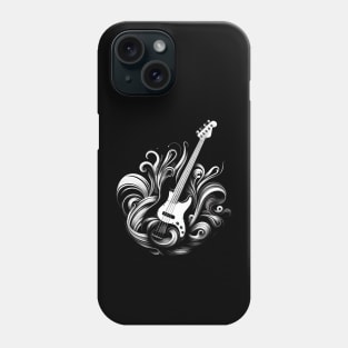 Cool Artistic Bass Guitar Phone Case