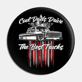 Father Day Truck Guy Bagged Crew Cab Truck Pin