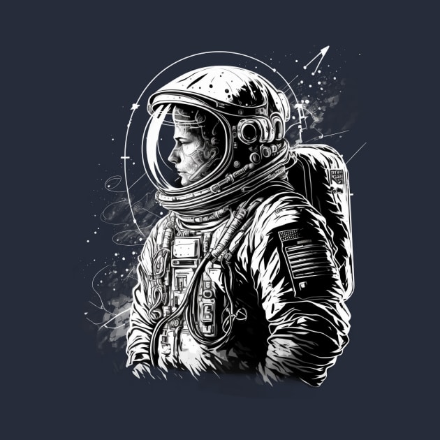 The Street Art Astronaut: A High-Tech Adventurer in Space by Abili-Tees