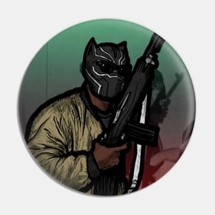 blackest panther Pin