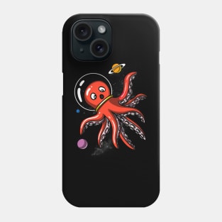 Space Octopus Astronaut Phone Case