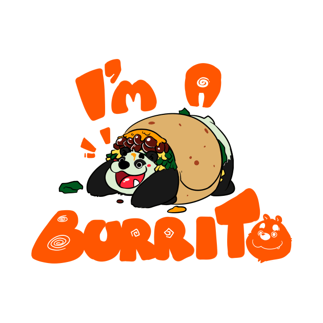 I'm a panda burrito! by Pako