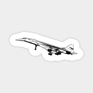 Aérospatiale/BAC Concorde - Black Design Magnet