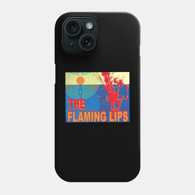 flaming lips Phone Case by shout bay_city