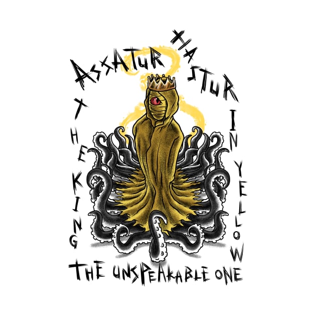 Summon the Madness: Hastur The King in Yellow Design by Holymayo Tee