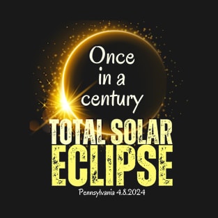 2024 Total Solar Eclipse Pennsylvania T-Shirt